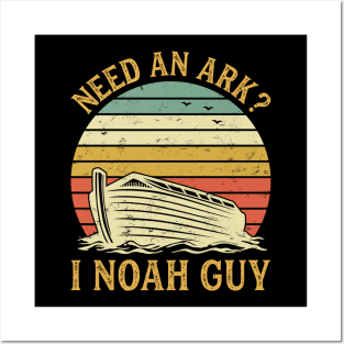 Need An Ark I Noah Guy Vintage Christian Posters and Art